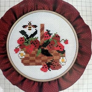 Lois Thompson Counted Cross Stitch Kit #3001 Strawberries